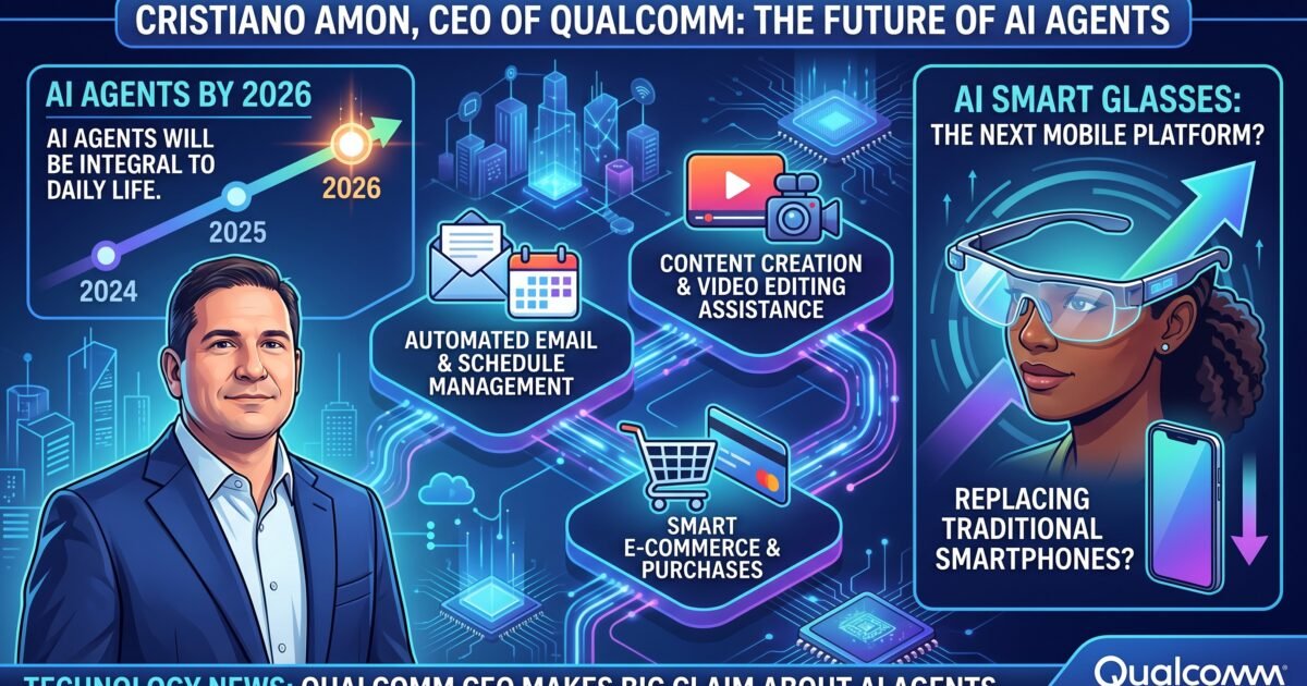 AI Agents مستقبل کی دنیا بدل دیں گے، Qualcomm کے سی ای او کا بڑا دعویٰ