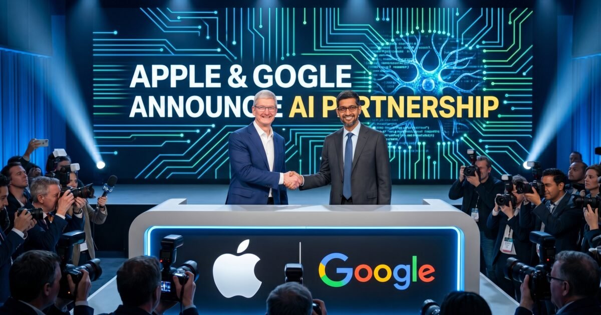 Apple اور Google کے درمیان AI شراکت داری کا اعلان