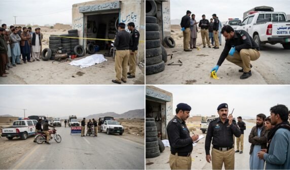 کوئٹہ کے نواحی علاقے مشرقی بائی پاس پر نامعلوم افراد کی فائرنگ، پنچر دکاندار موقع پر جاں بحق