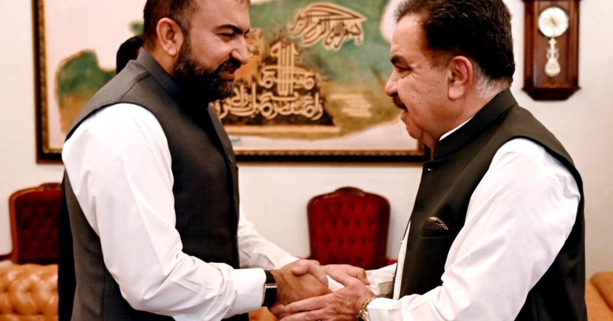 گورنر بلوچستان شیخ جعفر خان مندوخیل سے وزیر اعلیٰ بلوچستان میر سرفراز بگٹی کی ملاقات دونوں رہنماؤں نے ایک دوسرے کو عیدالاضحیٰ کی مبارکباد دی