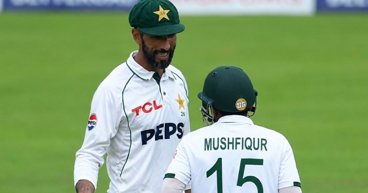 سلہٹ ٹیسٹُ مشفق الرحیم اور شان مسعود کے درمیان سخت الفاظ کا تبادلہ