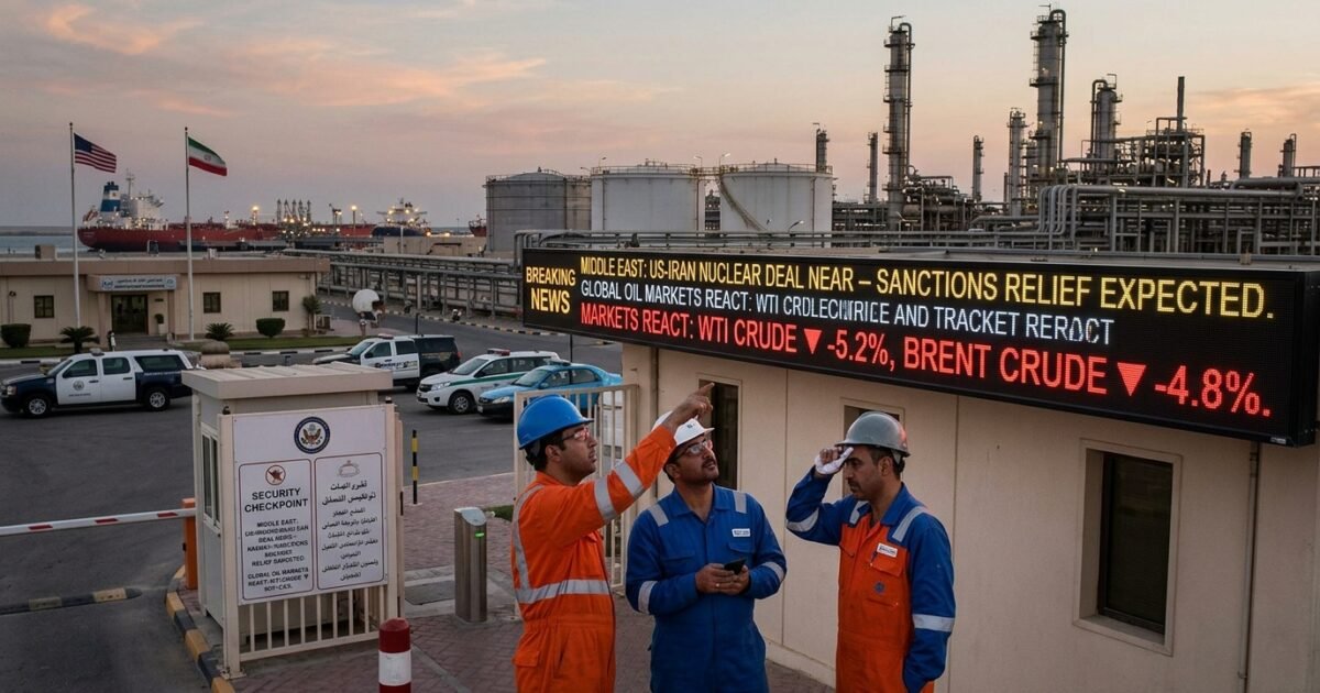 مشرقِ وسطیٰ: امریکا، ایران ڈیل کے قریب — تیل کی قیمتیں نیچے