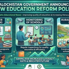 بلوچستان میں تعلیمی اصلاحات کے لیے نئی پالیسی متعارف