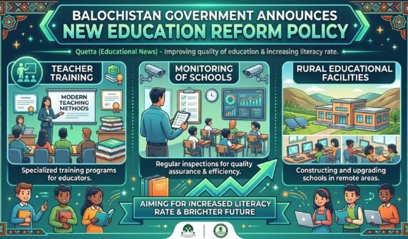 بلوچستان میں تعلیمی اصلاحات کے لیے نئی پالیسی متعارف