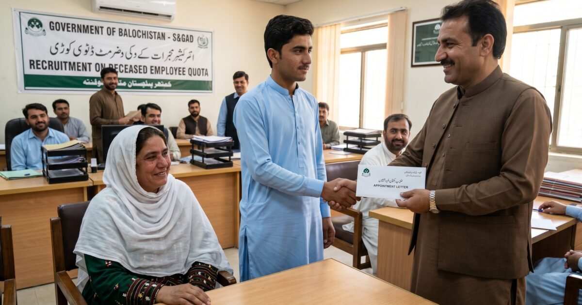 وفاقی آئینی عدالت کے حکم پر بلوچستان حکومت نے ملازمت کے دوران وفات پانے والے ملازمین' کے کوٹے پر بھرتیاں بحال کردیا 1