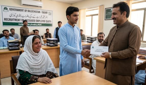 وفاقی آئینی عدالت کے حکم پر بلوچستان حکومت نے ملازمت کے دوران وفات پانے والے ملازمین' کے کوٹے پر بھرتیاں بحال کردیا 1