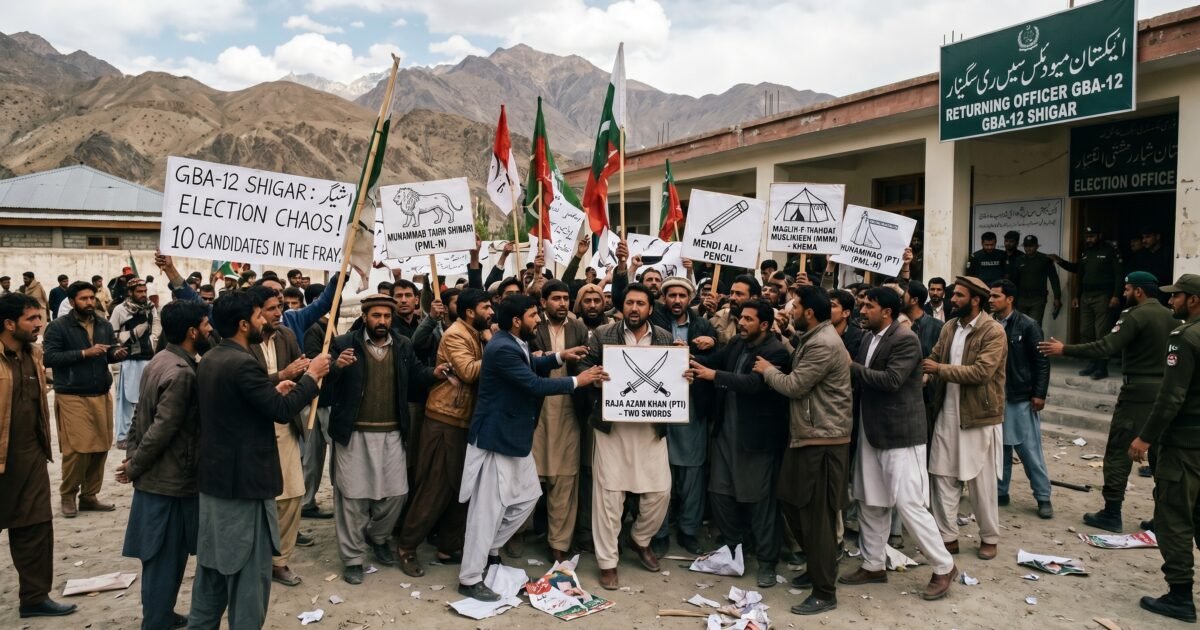 حلقہ جی بی اے12شگر میں انتخابی دنگل سج گیا ،10امیدوار مدمقابل