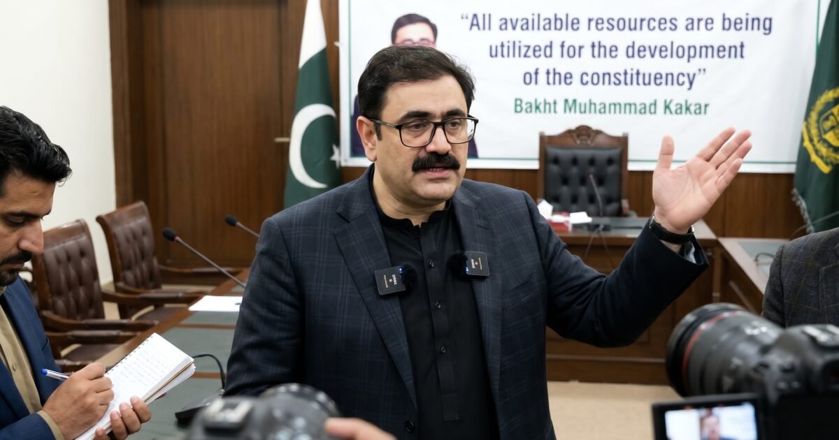 حلقے کی ترقی کے لیے تمام دستیاب وسائل بروئے کار لائے جا رہے ہیں' بخت محمد کاکڑ