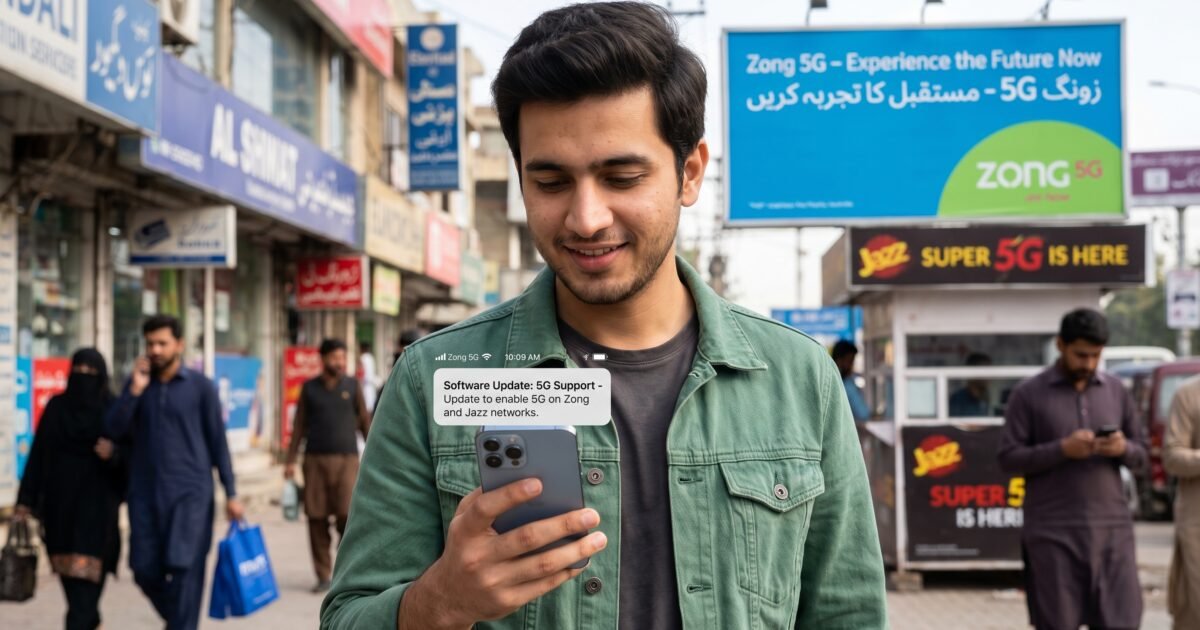 فائیو جی کی مرحلہ وار کامیابی، ایپل کمپنی نے آئی فونز پر 'پیچ' دے دیا