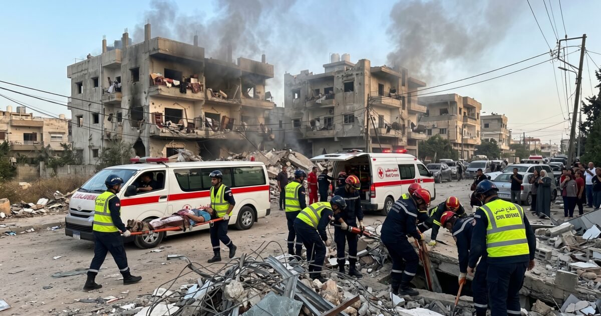 لبنان میں اسرائیلی حملے تیز، 24گھنٹوں میں امدادی کارکنوں سمیت 51 افراد جاں بحق