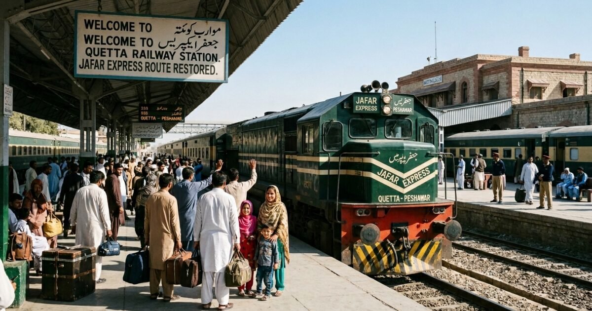 محکمہ ریلویز کا بلوچستان سے ٹرین آپریشن مکمل طور پر بحال کردیا