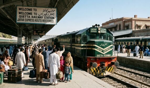 محکمہ ریلویز کا بلوچستان سے ٹرین آپریشن مکمل طور پر بحال کردیا