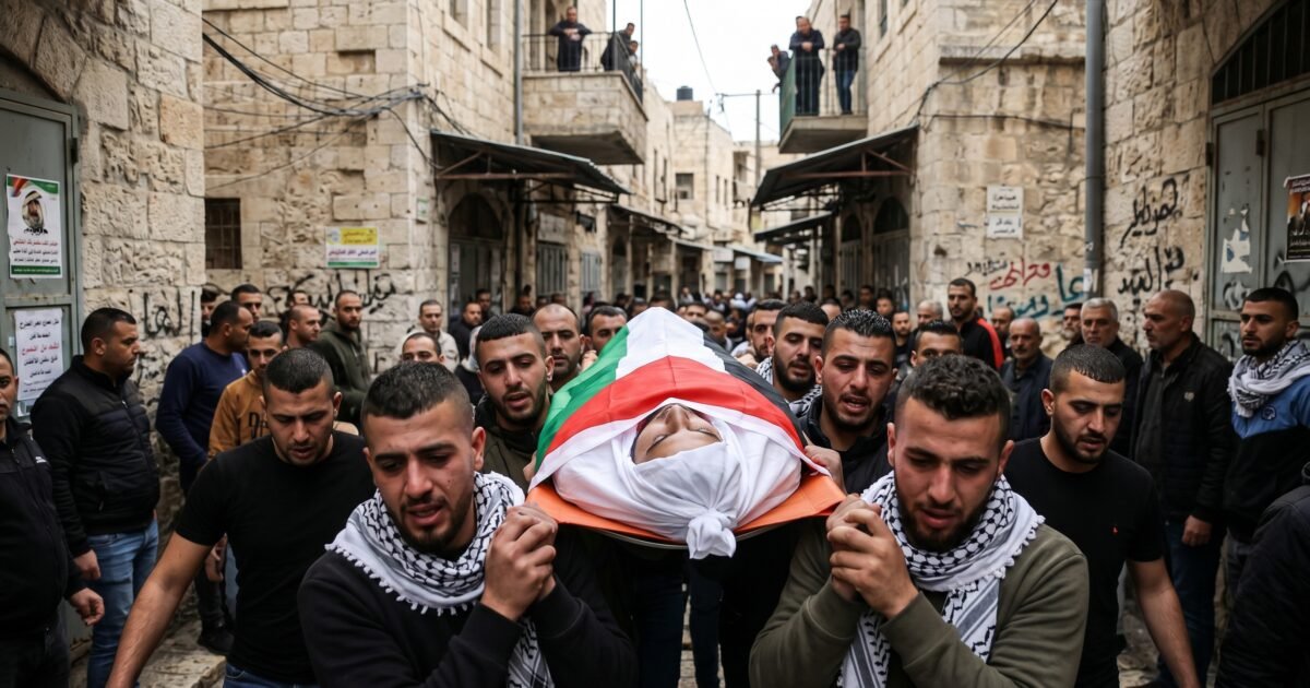 مغربی کنارے میں اسرائیلی حملے سے فلسطینی شہری جاں بحق