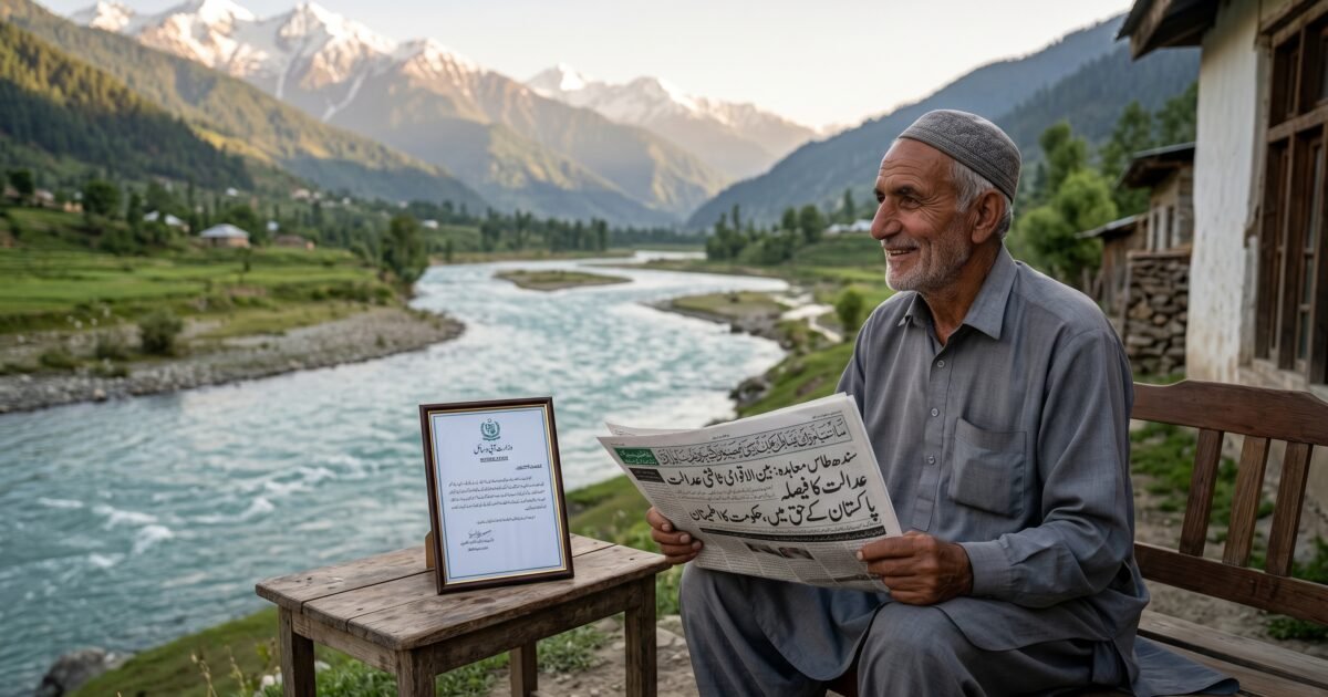 پاکستان کا سندھ طاس معاہدے کے حوالے سے عالمی ثالثی عدالت کے فیصلے پر اطمینان کا اظہار