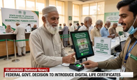 پنشنرز کے زندہ ہونے کی تصدیق کیلئے ڈیجیٹل لائف سرٹیفکیٹ لانے کا فیصلہ