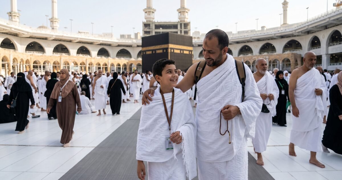 کم عمرعازمین کیلئے خوشخبری،سعودی حکومت نے 12سال سے زائد عمر کے بچوں کو حج کی اجازت دے دی