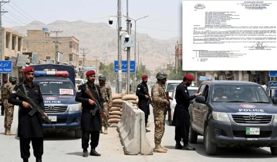 کوئٹہ: کالعدم مسلح تنظیم کے آپریشن ہیروف 3 کا خطرہ، ‘تھریٹ الرٹ