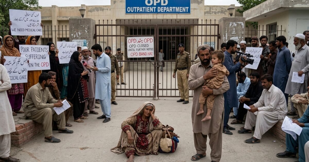کوئٹہ کے سول ہسپتال میں او پی ڈی کی بندش سے غریب مریض شدید مشکلات سے دوچار، عوامی حلقوں کی تشویش