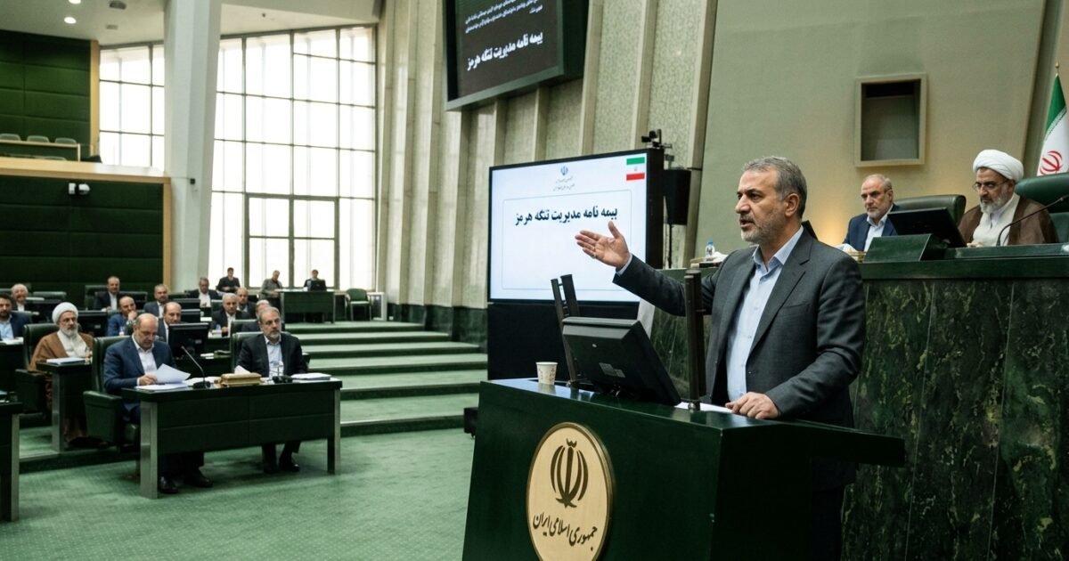 پارلیمان جلد آبنائے ہرمز سے متعلق قانون سازی کی منظوری دے گی، ایران