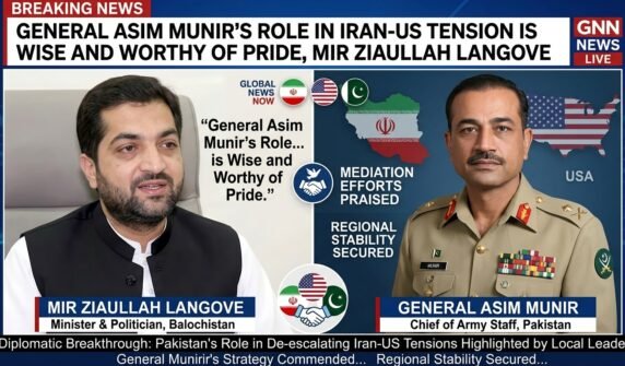 ایران امریکہ کشیدگی میں آرمی چیف جنرل عاصم منیر کا کردار دانشمندانہ اور قابلِ فخر ہے، میر ضیا اللہ لانگو