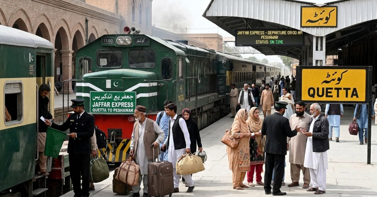 کوئٹہ،پشاور جانے والی جعفر ایکسپریس ایک روزہ بندش کے بعد بحال، ٹرین سروس دوبارہ شروع