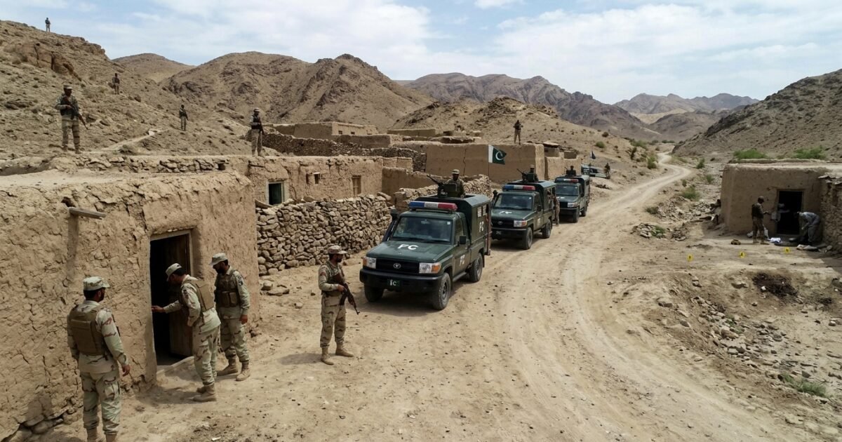 سکیورٹی فورسز کا بلوچستان کے ضلع پنجگور میں آپریشن،6 خارجی ہلاک