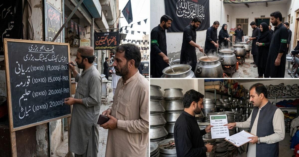 محرم الحرام میں کوئٹہ کی کیٹرنگ اور ٹینٹ سروسز کی قیمتوں میں اضافہ، نیاز کا اہتمام شہریوں کے لیے مہنگا پڑنے لگا