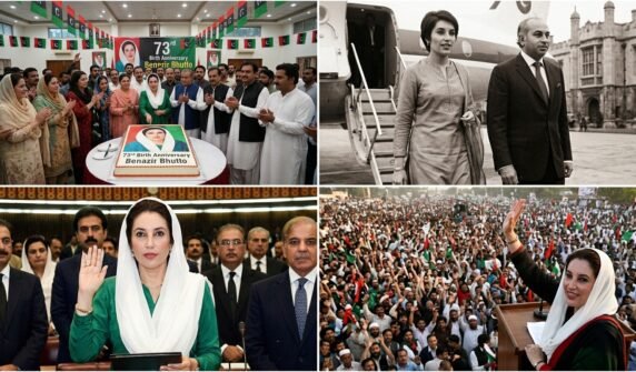 مسلم دنیا کی پہلی خاتون وزیراعظم بینظیر بھٹو کی 73 ویں سالگرہ منائی گئی
