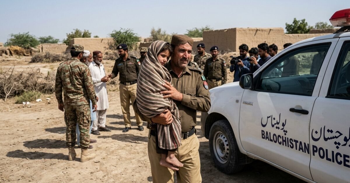 بلوچستان،یارو پولیس کی بروقت کارروائی، اغوا ہونے والا بچہ بحفاظت بازیاب، ملزمان فرار ھونے میں کامیاب