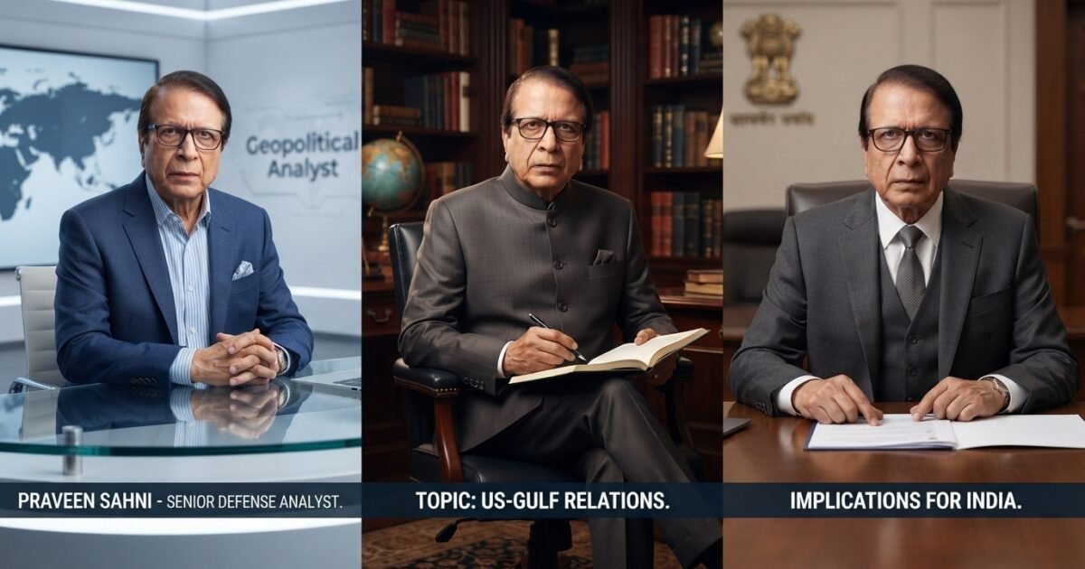 خلیجی ممالک کیلئے امریکی سیکورٹی کا متبادل بن سکتا ہے ،سینئر بھارتی دفاعی تجزیہ کار پراوین ساہنی