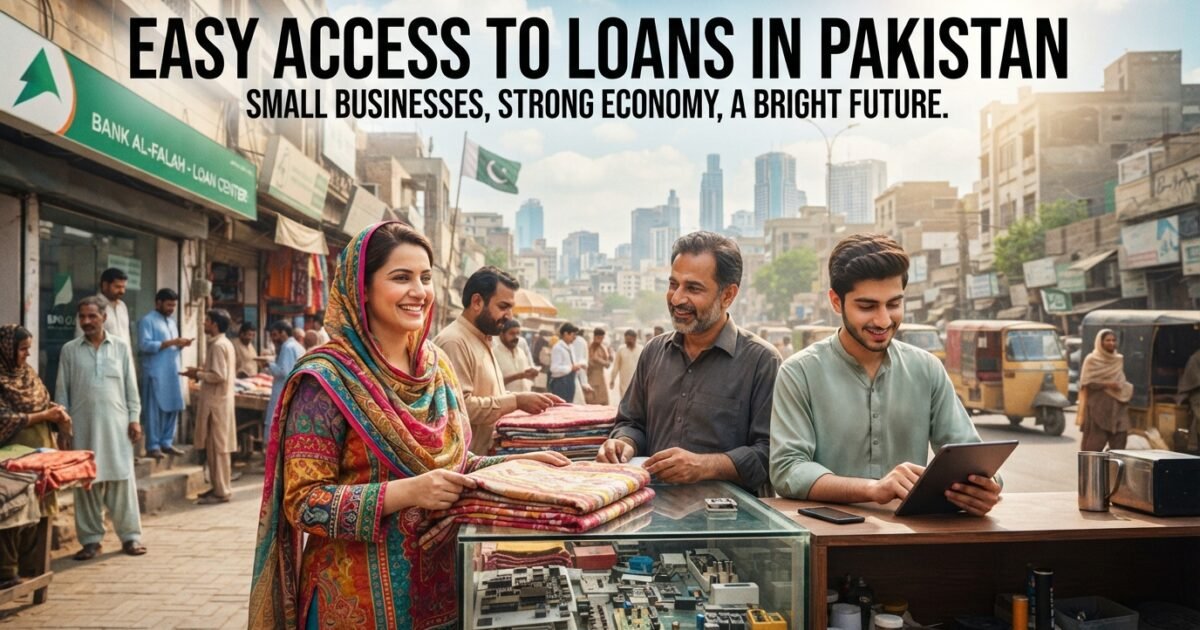پاکستان میںقرضوں تک آسان رسائی۔ چھوٹے کاروبار، مضبوط معیشت اور روشن مستقبل
