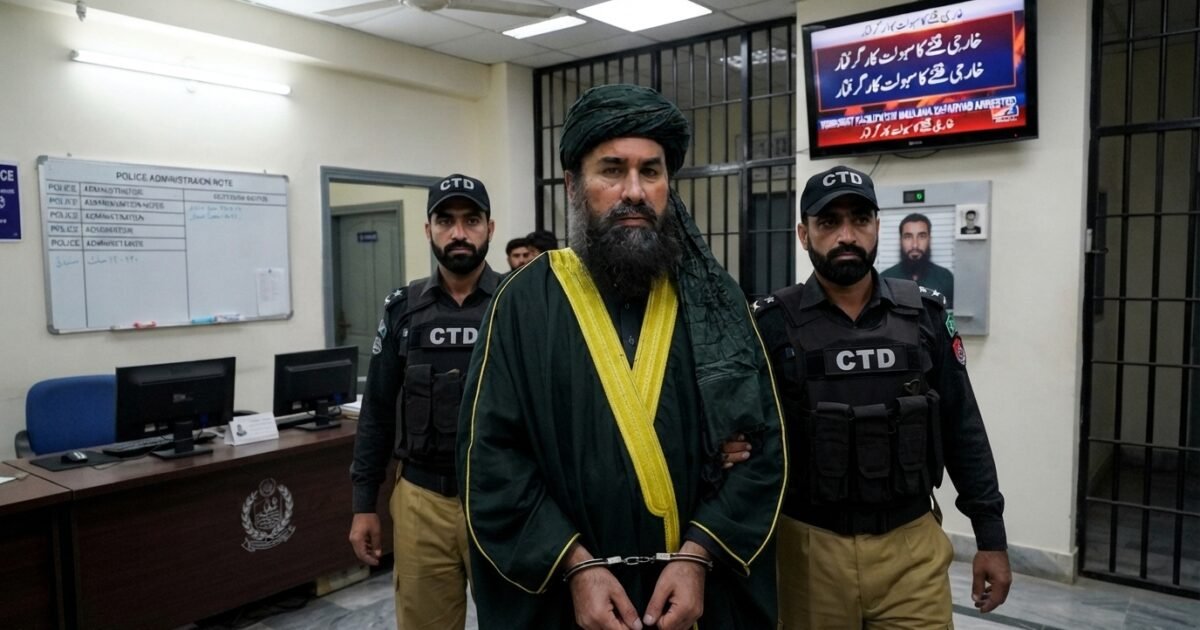 فتنہ الخوارج کا سہولت کار خود ساختہ مولوی ظفریاب گرفتار