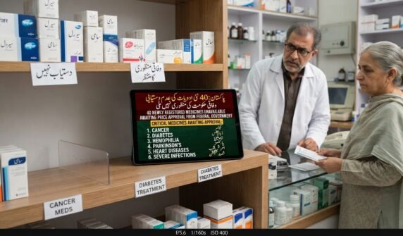 وفاقی حکومت سے منظوری نہ ملنے پر 40 نئی رجسٹرڈ ادویات مارکیٹ میں دستیاب نہ ہوسکیں