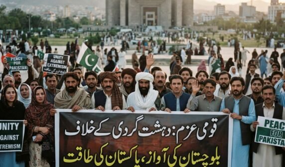 دہشت گردی کے مقابل قومی عزم۔بلوچستان کی آواز، پاکستان کی طاقت