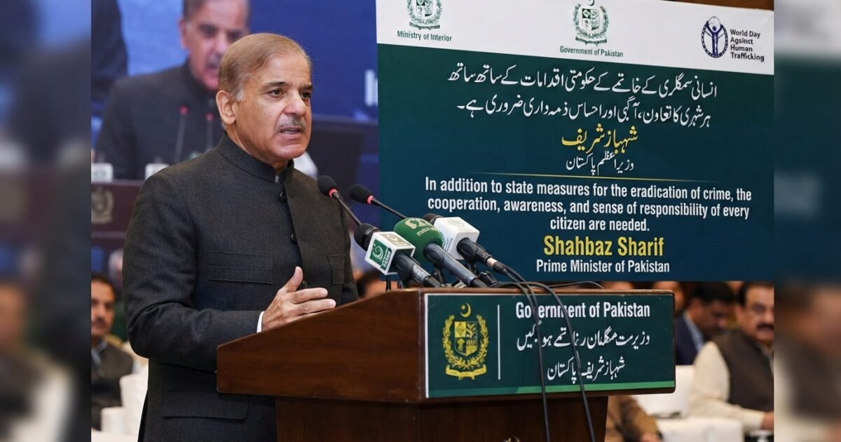 جرم کے خاتمے کیلئے ریاستی اقدامات کے علاوہ ہر شہری کے تعاون، بیداری اور احساسِ ذمہ داری کی ضرورت ہے، شہباز شریف