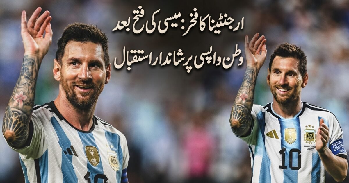 فیفا ورلڈ کپ سیمی فائنل، انگلینڈ کے خلاف پہلی بار کھیلنا میرے لیے خاص لمحہ ہو گا،میسی