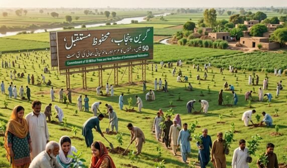 سرسبز پنجاب، محفوظ مستقبل۔پانچ کروڑ درختوں کا عزم اور ماحولیاتی بحالی کی نئی سمت