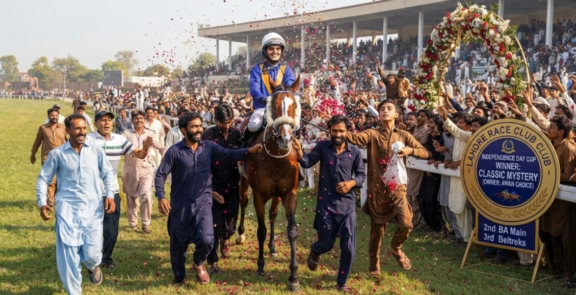 لاہور ریس کلب میں گھڑ دوڑ کا انعقاد، کلاسیک مسٹری اور اعوان چوائس کامیاب