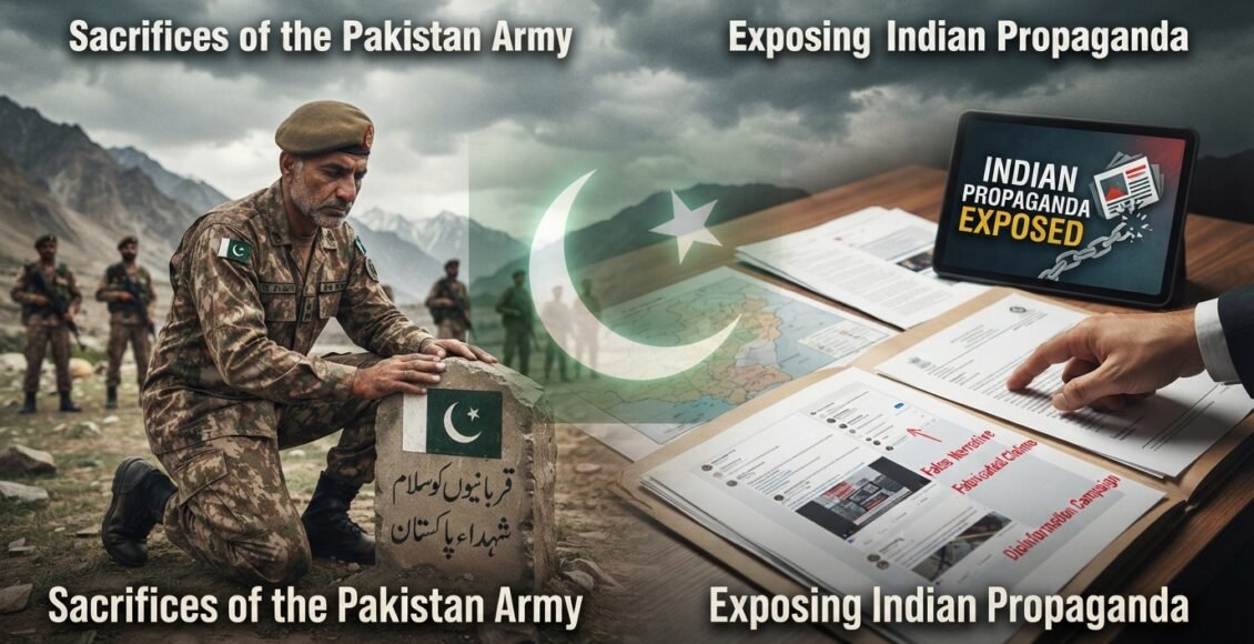 پاک فوج کی قربانیوں اور شواہد نے بھارتی پروپیگنڈے کو بے نقاب کر دیا