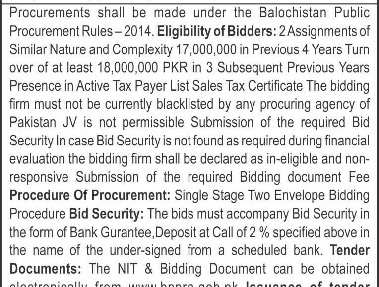 Director Balochistan Traffic Engineering Bureau