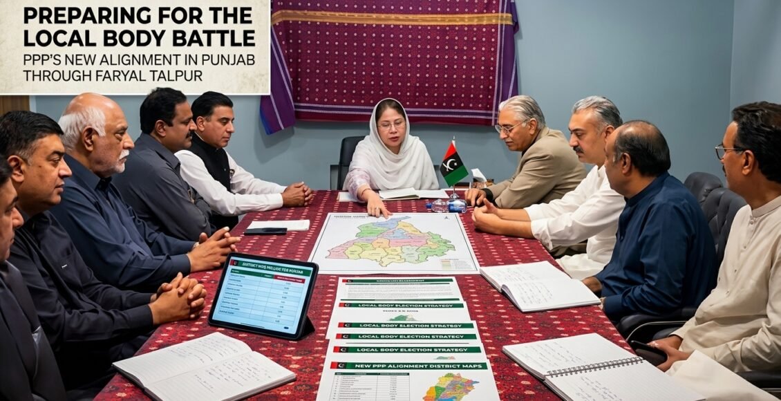 بلدیاتی معرکے کی تیاری: فریال تالپور کے ذریعے پنجاب میں پیپلزپارٹی کی نئی صف بندی