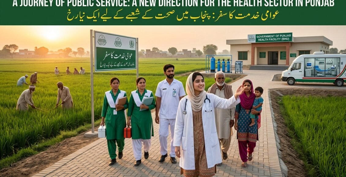 عوامی خدمت کا سفر۔پنجاب میں صحت کے شعبے کی نئی سمت