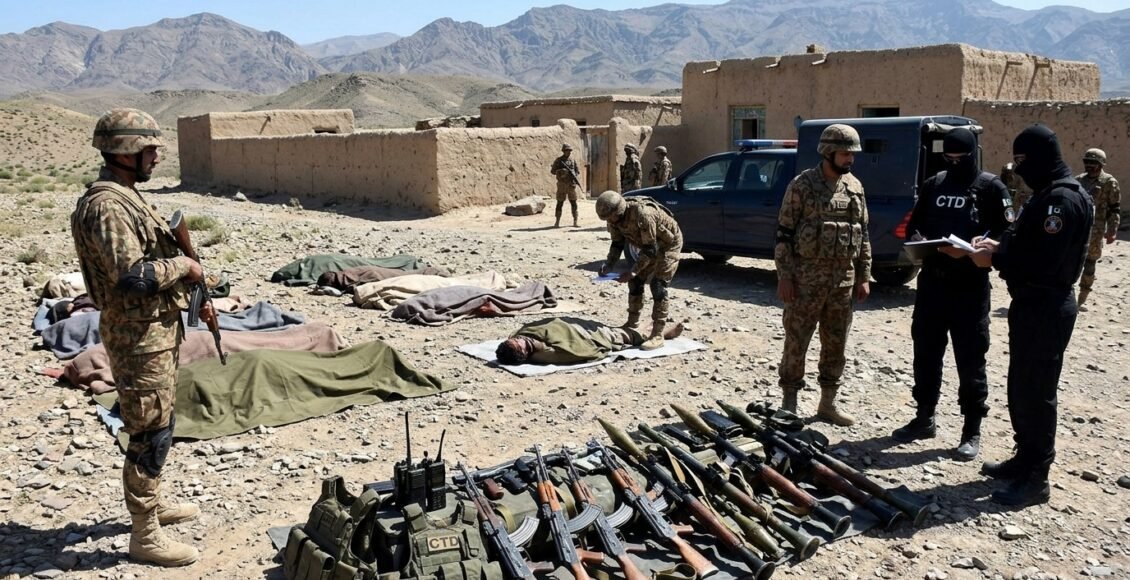 کوئٹہ، سکیورٹی فورسز اور سی ٹی ڈی کے الگ الگ آپریشنز، کمانڈر نقیب سمیت 9 دہشتگرد ہلاک